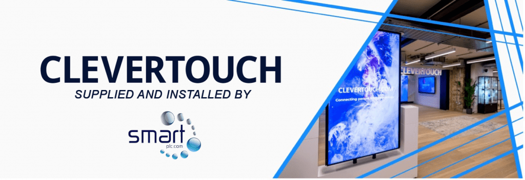 Elementor #4334 - Clevertouch Banner - Electrical Data and EV specialists - Smart Plc